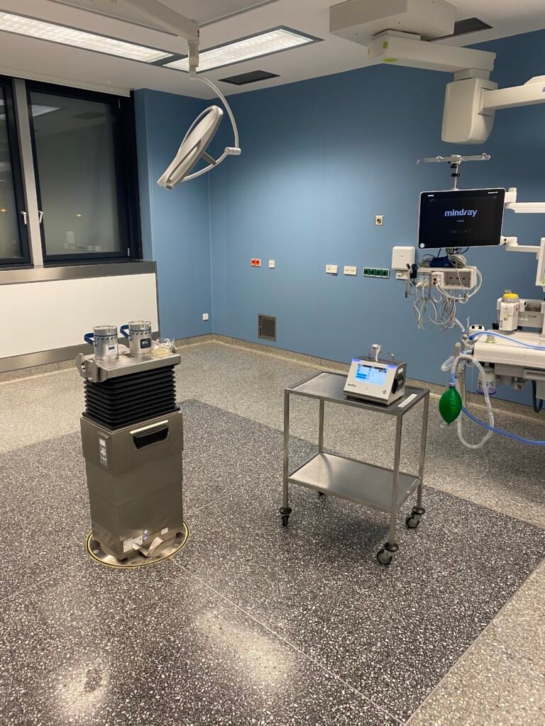 Mesure particulaire dans une salle d'opération